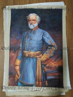 A+ Painting General Robert E. Lee Confederate States Civil War College President