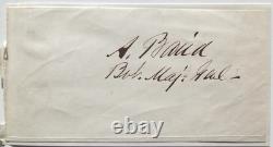 Absalom Baird Medal Honor September 1, 1864, Civil War General, Autograph