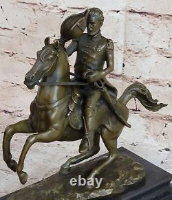 Aldo Vitaleh Group Statue The Honor Civil War General GrantRare Bronze Stat