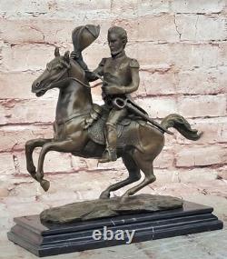 Aldo Vitaleh Group Statue The Honor Civil War General Jackson Rare Bronze Stat