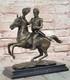 Aldo Vitaleh Group Statue The Honor Civil War General Jackson Rare Bronze Stat