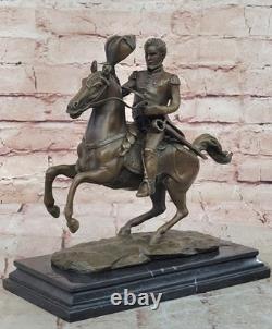 Aldo Vitaleh Group Statue The Honor Civil War General Jackson Rare Bronze Stat