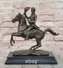 Aldo Vitaleh Group Statue The Honor Civil War General Jackson Rare Bronze Stat