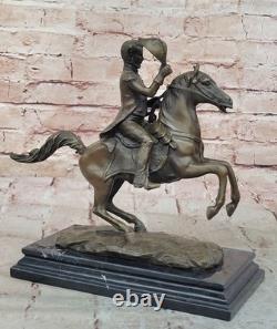 Aldo Vitaleh Group Statue The Honor Civil War General Jackson Rare Bronze Stat