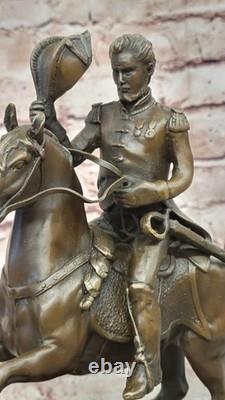 Aldo Vitaleh Group Statue The Honor Civil War General Jackson Rare Bronze Stat