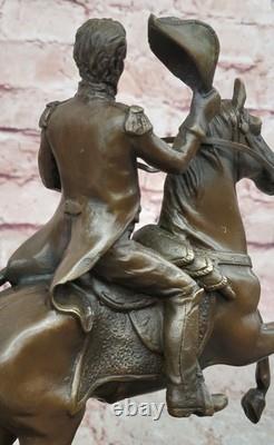 Aldo Vitaleh Group Statue The Honor Civil War General Jackson Rare Bronze Stat