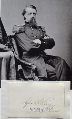 Alfred Terry Civil War Union General Autograph Military Commander Dakota Territ
