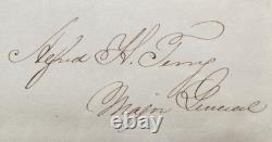 Alfred Terry Civil War Union General Autograph Military Commander Dakota Territ