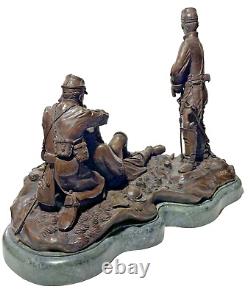 American Civil War Sculpture Chancellorsville Historic Stonewall Jackson Wound