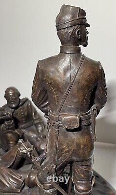 American Civil War Sculpture Chancellorsville Historic Stonewall Jackson Wound