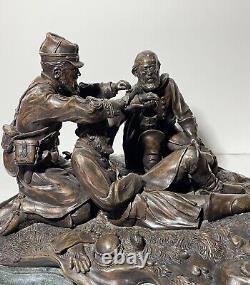 American Civil War Sculpture Chancellorsville Historic Stonewall Jackson Wound