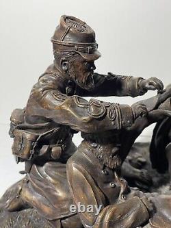 American Civil War Sculpture Chancellorsville Historic Stonewall Jackson Wound