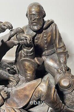 American Civil War Sculpture Chancellorsville Historic Stonewall Jackson Wound