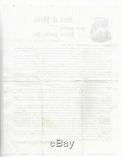 Antique 1863 MAINE CIVIL WAR General Order SOLDIER RE-ENLISTMENT Paper Document