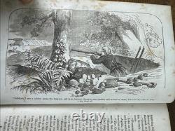 Antique 1864 CIVIL War Era Sammelband Capt Speke/grant/general Mcclellans Spy+