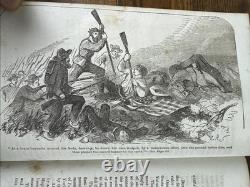 Antique 1864 CIVIL War Era Sammelband Capt Speke/grant/general Mcclellans Spy+