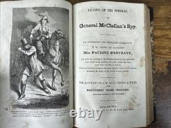 Antique 1864 CIVIL War Era Sammelband Capt Speke/grant/general Mcclellans Spy+