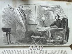 Antique 1864 CIVIL War Era Sammelband Capt Speke/grant/general Mcclellans Spy+