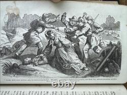 Antique 1864 CIVIL War Era Sammelband Capt Speke/grant/general Mcclellans Spy+