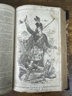 Antique 1864 CIVIL War Era Sammelband Capt Speke/grant/general Mcclellans Spy+