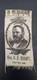 Antique 1885 General Ulysses S. Grant Printed Fabric Memorial Ribbon Civil War