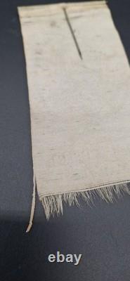 Antique 1885 General Ulysses S. Grant printed fabric memorial ribbon Civil War