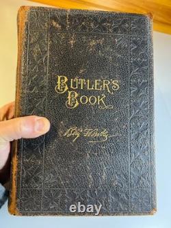 Antique Ben BUTLER'S BOOK Civil War General Autobio Leather Ornate Victorian 1st