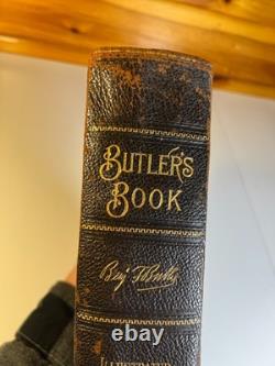 Antique Ben BUTLER'S BOOK Civil War General Autobio Leather Ornate Victorian 1st