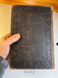 Antique Ben BUTLER'S BOOK Civil War General Autobio Leather Ornate Victorian 1st