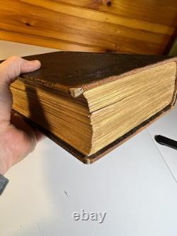 Antique Ben BUTLER'S BOOK Civil War General Autobio Leather Ornate Victorian 1st