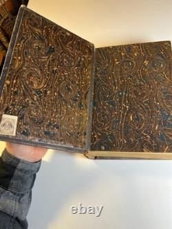 Antique Ben BUTLER'S BOOK Civil War General Autobio Leather Ornate Victorian 1st