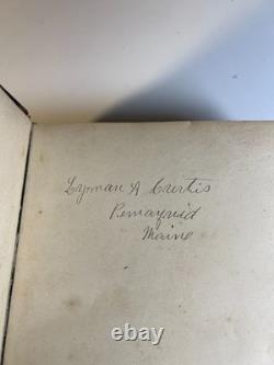 Antique Ben BUTLER'S BOOK Civil War General Autobio Leather Ornate Victorian 1st