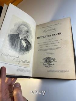 Antique Ben BUTLER'S BOOK Civil War General Autobio Leather Ornate Victorian 1st