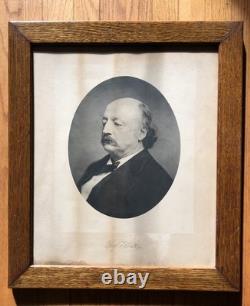 Antique Benjamin Butler Union Civil War General Original Framed Photograph Print