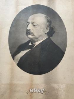 Antique Benjamin Butler Union Civil War General Original Framed Photograph Print