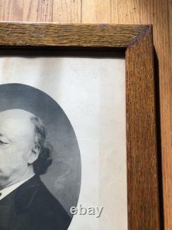 Antique Benjamin Butler Union Civil War General Original Framed Photograph Print