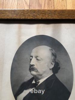 Antique Benjamin Butler Union Civil War General Original Framed Photograph Print