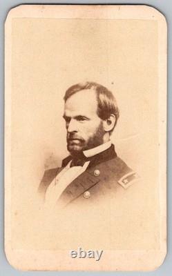 Antique CDV Circa 1860s William T. Sherman Civil War Union General in Uniform