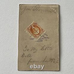 Antique CDV Photograph Civil War General Oliver Otis Howard Brady Tax Stamp