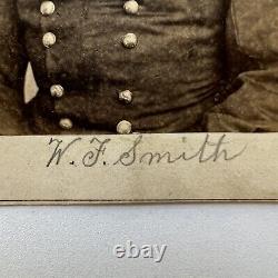 Antique CDV Photograph Civil War Union General William WF Baldy Smith By Brady