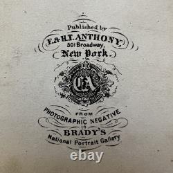 Antique CDV Photograph Civil War Union General William WF Baldy Smith By Brady