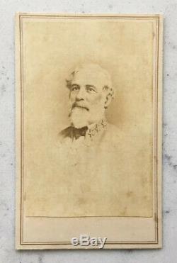 Antique CDV Photograph Confederate General Robert E. Lee CIVIL War Rockwell
