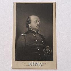 Antique CDV Photograph Union Army Civil War Major General Butler