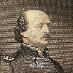 Antique CDV Photograph Union Army Civil War Major General Butler