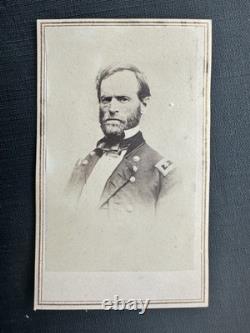 Antique CDV Photograph Union Lieut. General William T. Sherman Anthony CIVIL War