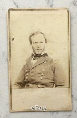Antique CDV Photograph Union Lieut. General William T. Sherman Anthony CIVIL War