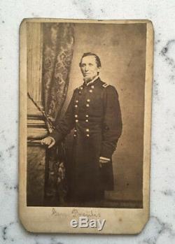 Antique CDV Photograph Union Major General Benjamin Prentiss Anthony CIVIL War