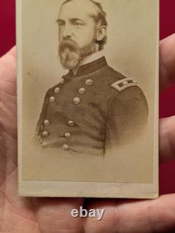 Antique CDV Photograph Union Major General George Meade New York Photo CIVIL War