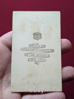 Antique CDV Photograph Union Major General George Meade New York Photo CIVIL War