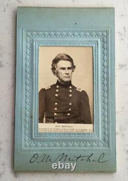 Antique CDV Photograph Union Major General Ormsby M. Mitchel CIVIL War Appleton